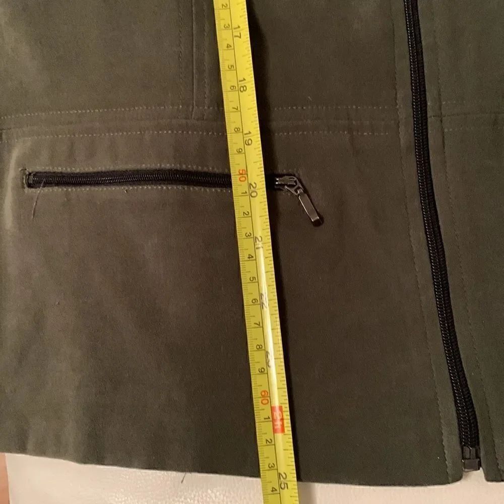 JM Collection Zip Up Jacket/ Pants Suede Set Size 12 - Picture 9 of 15